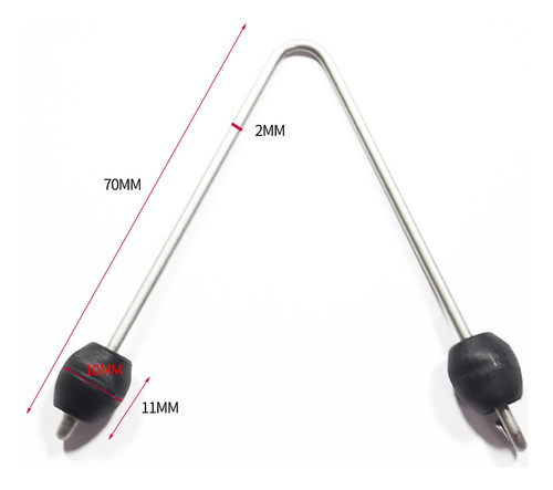 Portable Speargun Wishbone Cord Deportes Acero Inoxidable