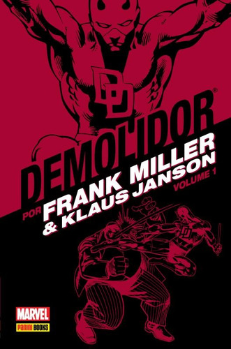 Demolidor por Frank Miller e Klaus Janson Vol. 1, de Miller, Frank. Editora Panini Brasil LTDA, capa dura em português, 2022