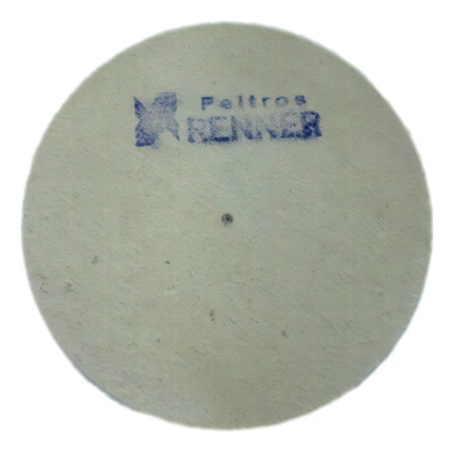 Kit 3 Disco De Feltro P/ Polimento 150x20mm Furo Prego Guia