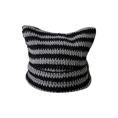 Gorro Tejido Bonito Para Mujer, Suéter Cálido Para Otoño E I