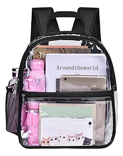 Mini backpack transparent hotsell