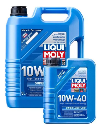 Aceite Motor Super Leichtlauf 10w40 6 L Liqui Moly