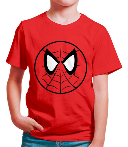 Polo Niño Spiderman Face (d0146 Boleto.store)