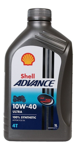 Aceite Para Motor Shell Sintético 10w-40 Para Motos Y Cuatriciclos