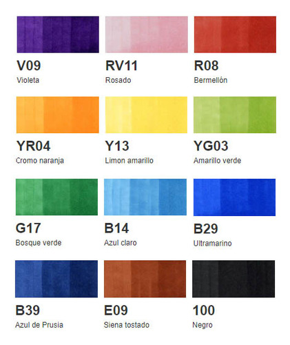 Marker 12 Color Set B - Basic Colors