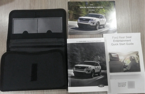 Manuales Con Estuche Ford Explorer 2018-2020 Original 