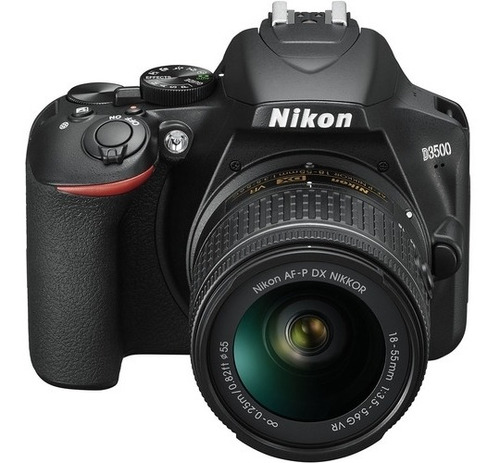 Cámara Nikon D3500 Con Lente 18-55, Estuche Y Tarjeta Sd 16g