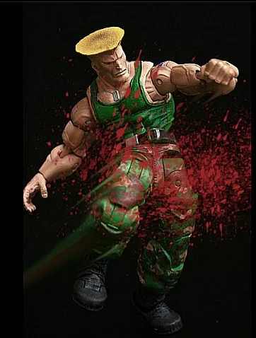 Guile Street Fighter Original Neca 18 Cm Soldado Coronel