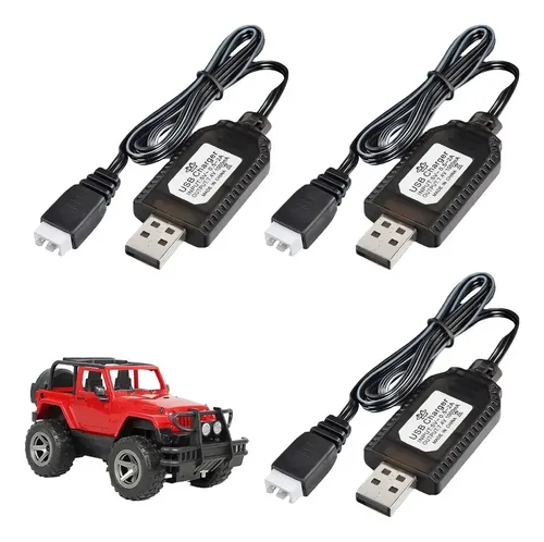Cable Bateria Coche Aliwisdom Cable Cargador USB Para Baterías LiPo 2S 7,4V - Con Conector XH-3P, Compatible Con Coches RC, Drones Y Más - Carga Segura Con Indicador LED Cable Bateria Coche Aliwisdom Cable Cargador USB Para Baterías LiPo 2S 7,4V - Con Conector XH-3P, Compatible Con Coches RC, Drones Y Más - Carga Segura Con Indicador LED