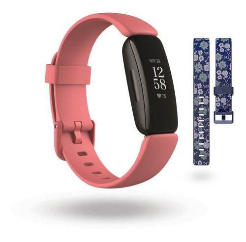 Imagen 1 de 5 de Smartband Fitbit Inspire 2 Rosa + Correa Fitbit Para Inspire