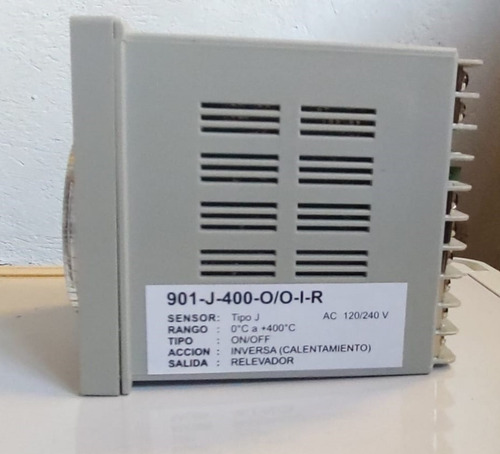 Control De Temperatura 0-400°c Para Horno Con Termopar J