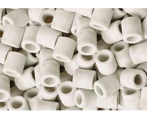 1 Kg Canutillos Anillos Cerámicos Para Filtración De Acuario