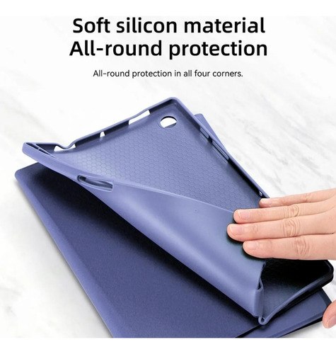 Funda De Tableta Con Teclado Táctil Para Samsung Galaxy Tab