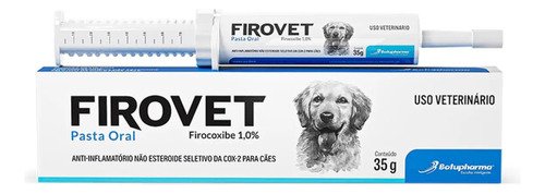 Firovet Dog Pasta Oral Anti-inflamatório Botupharma Pet 35 G