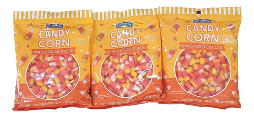 3pz. Candy Corn Hcf Maicitos De Caramelo Suave 312g C/u