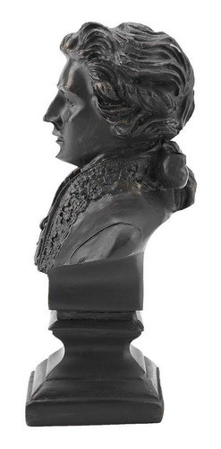 Escultura Estatua Mozart Tallada A Mano Artesanía Decoración
