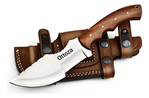 Ottoza Custom D2 - Cuchillo Rastreador De Acero Con Mango De