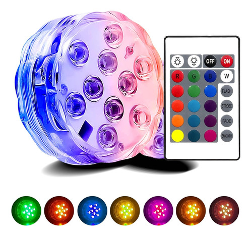 Luces Led Sumergibles, Luces Led Sumergibles Control Re...