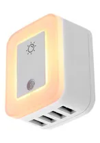 Comprar Toma Corriente Con Protector Forza 4 Puertos Usb Fwt-4012usb Color Blanco
