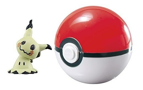 Clip De Pokemon N Carry Poke Ball Pikachu Y Gran Ball Mimiky