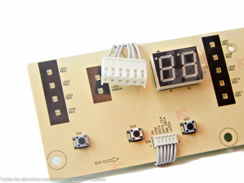 Imagen 4 de 6 de Placa Plaqueta Interfase Display Gafa 6505 7500 Original