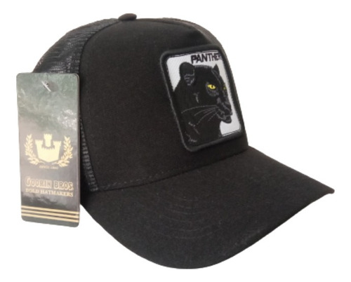 Gorra Estilo Goorin Bros Pantera Panther Negra