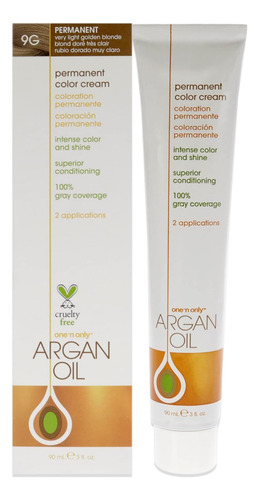Tinte Permanente Para Cabello Con Aceite De Argán - Rubios