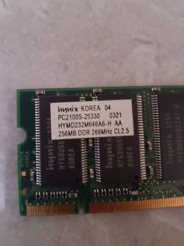 Memoria Ram Laptop Ddr1 256 Mb Compaq Presario