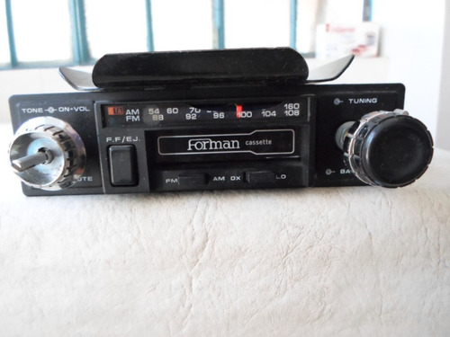 Autoradio Usada Forman Modelo K -20 Am / Fm / Pasacassette