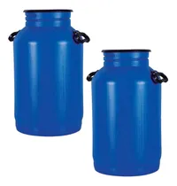 Comprar 2 Leiteiras 50 Litros Galão Vasilhame Bombona Leite Injesul