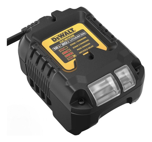 Cargador Compacto Iones De Litio Dewalt Dcb1102 Multivoltaje