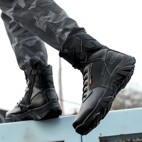 Botas Impermeable Hombre De Combate Militar Táctico Ejército