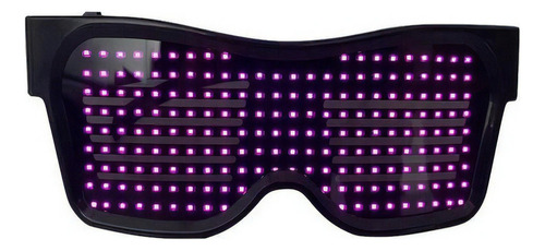 Gafas Inteligentes Personalizables Gafas Con Luz Led Fiesta Color Rosa