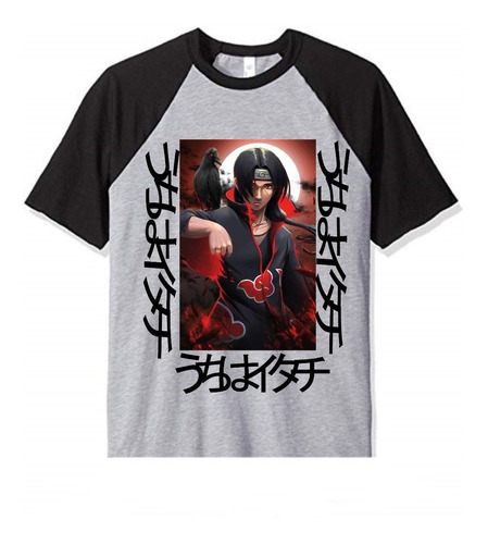 Remera Naruto Anime Manga 100% Algobon Peinado Itachi