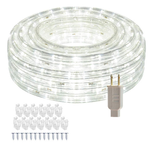 Cuerda De Luces Led De 33 Pies/32.8 ft, 360 Led, Blanco Frio