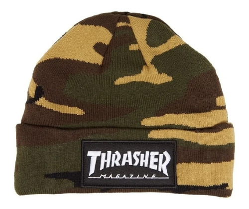 Thrasher Gorro Lifestyle Unisex Camo Verde-marron Ras