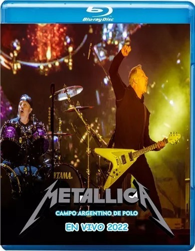 Blu-ray Metallica Campo De Polo Argentina 2022