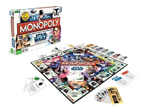 Monopolio De Star Wars The Clone Wars, Monopoly De Colección