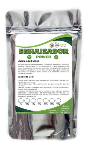 Ácido Indolbutírico Aib Pó Enraizador Hormônio 6000ppm 100g