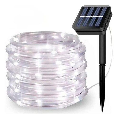 Luces Led Solar Luz Navidad 100 Leds - 10 M