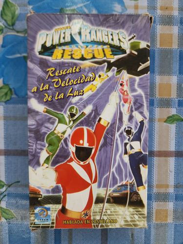 Pelicula Vhs Power Rangers Lightspeed Rescue (Usado)