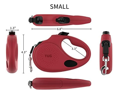 Correa Para Perro Retráctil Sin Enredos De 360° Ovalada Tug