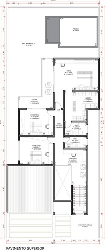 Imagem 6 de 8 de Planta De Casa 3 Quartos - Projeto Arquitetônico Completo