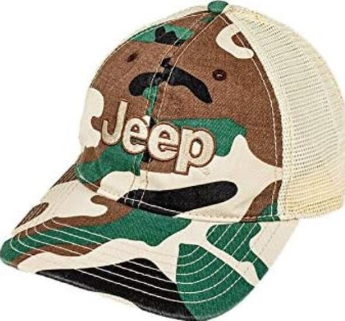Jeep Garment Washed Trucker Hat Dad Hat Gorra Béisbol Polo