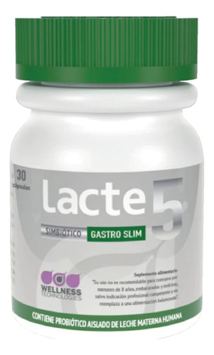 Probiotico Gastro Slim 30caps Lacte 5