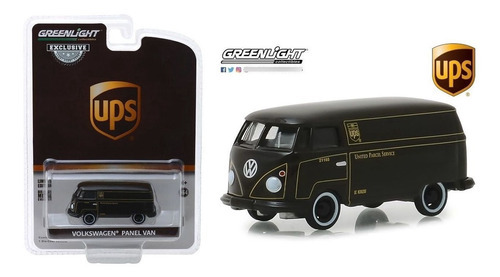 Volkswagen Type 2 Panel Van - Kombi Ups - 1/64 - Greenlight