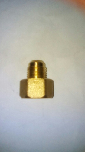 Imagen 5 de 5 de Conexion Bronce Reductor Hembra 3/8 Npt X 3/8 Flare