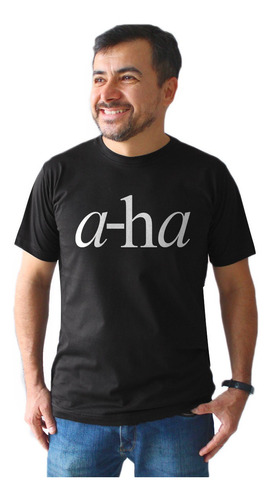 Camiseta A-ha Camisa Banda Pop Rock Musica Anos 80 