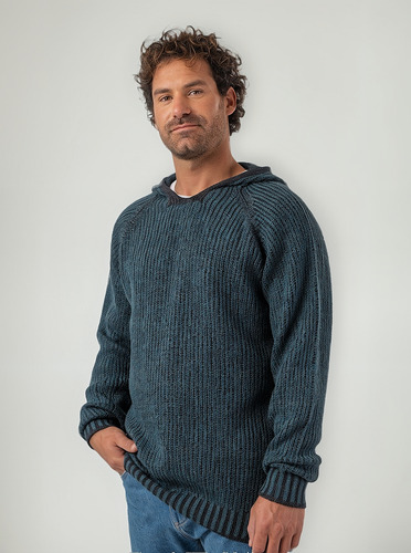 Sweater Tejido Con Capucha Mauro Sergio Art. 236