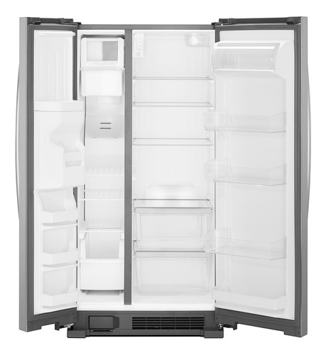 Refrigerador Con Freezer Inverter Whirlpool Wd2620 Color Acero Inoxidable Con Capacidad De 611l 127v